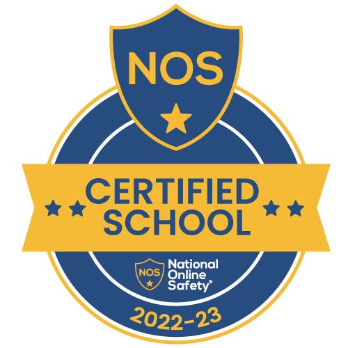 National Online Safety Certified School badge 2022-23