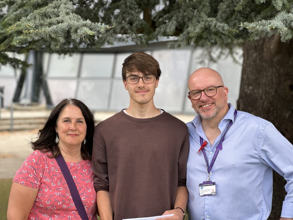 Nathanial with mum and dad - Lee Forcella-Burton (DoL Post 16)